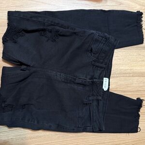 Cello Black Distressed Jeans